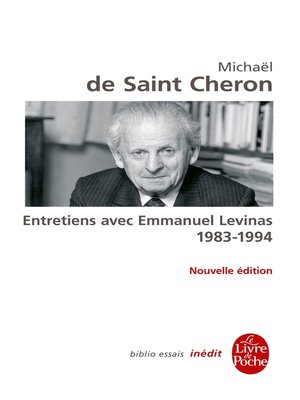 cover image of Entretiens avec Emmanuel Levinas 1983--1994